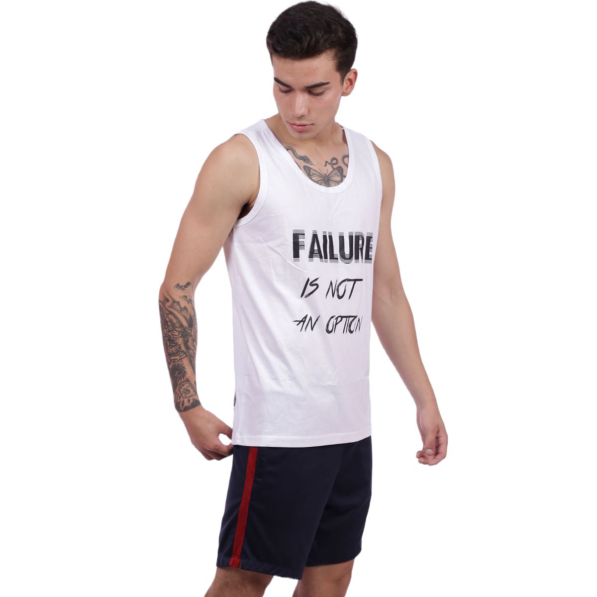 M MUSCLE MUSEUM - Pack Training x 3 Bividis Deportivos colores Blanco y Negro para Hombre