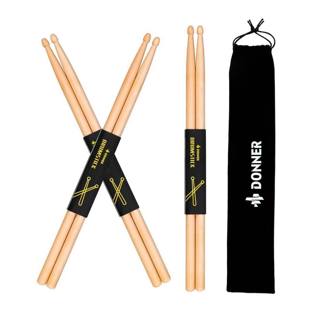 DONNER - BAQUETAS 5A NATURAL  DONNER  EC1137