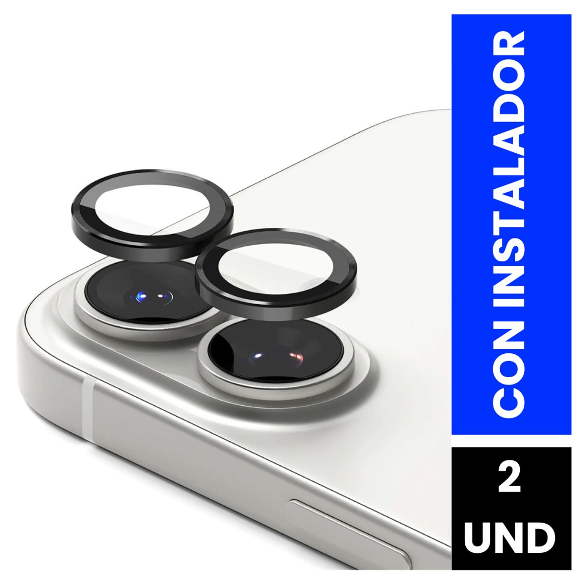 RINGKE - Protector Camara iPhone 17 Ringke Vidrio Templado Marco Aluminio Dureza 9H 2UND