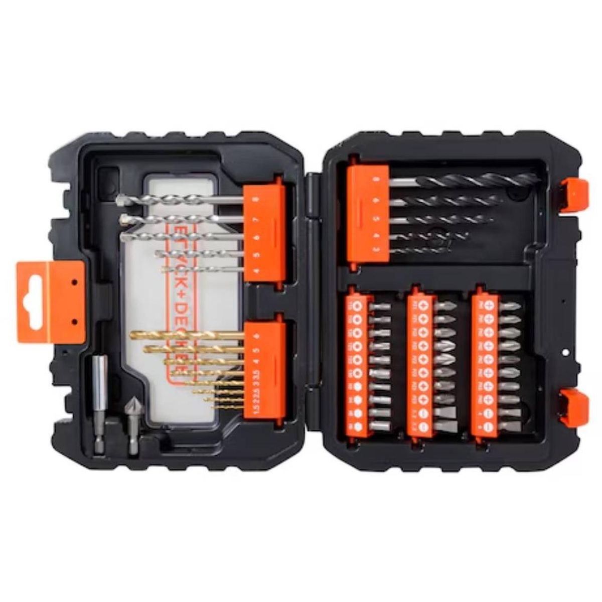 B&D - Set de Accesorios para Taladrar y Atornillar 50 Piezas Black+Decker A7232-XJ