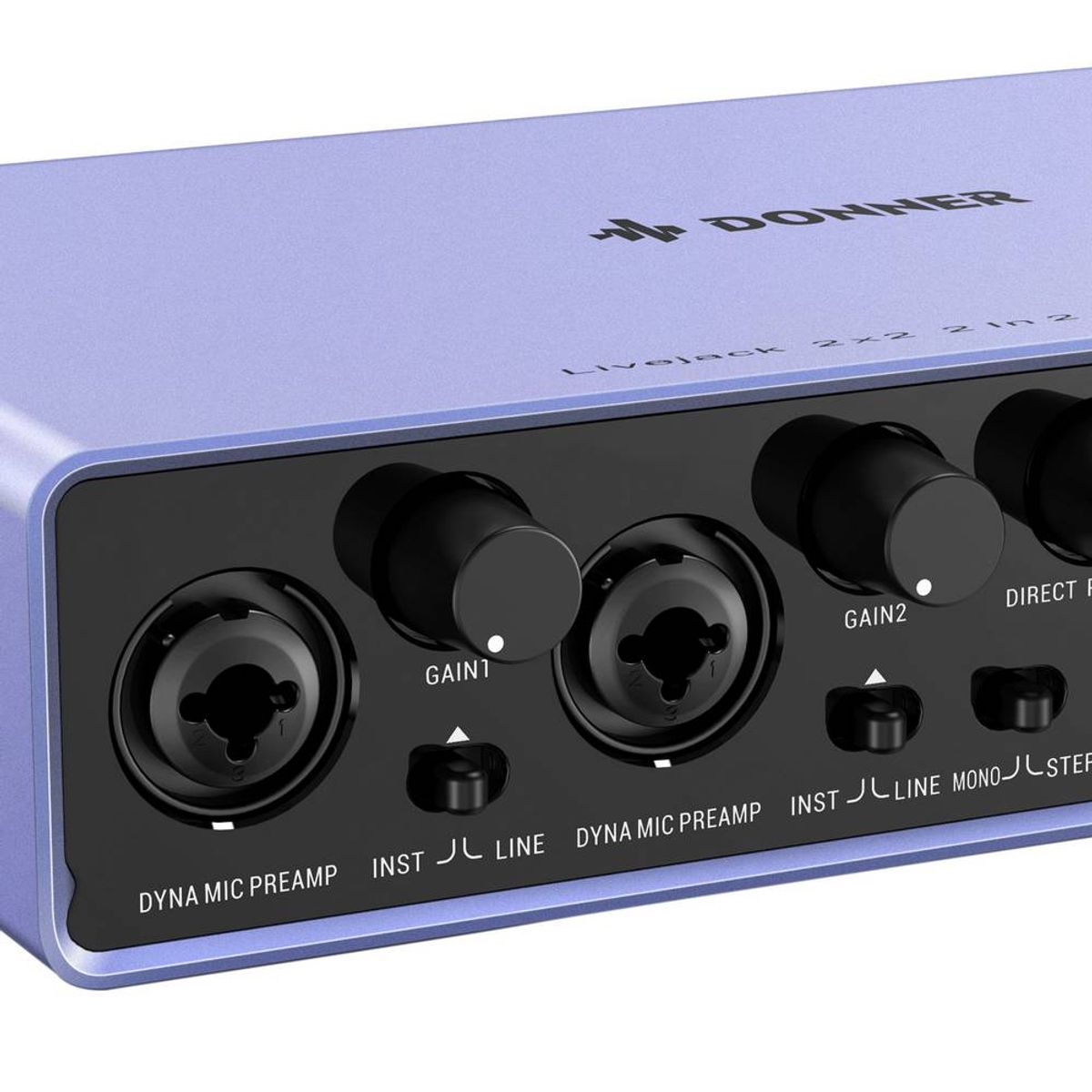 DONNER - Interfaz de Audio  Livejack 2×2 - DONNER - EC1345