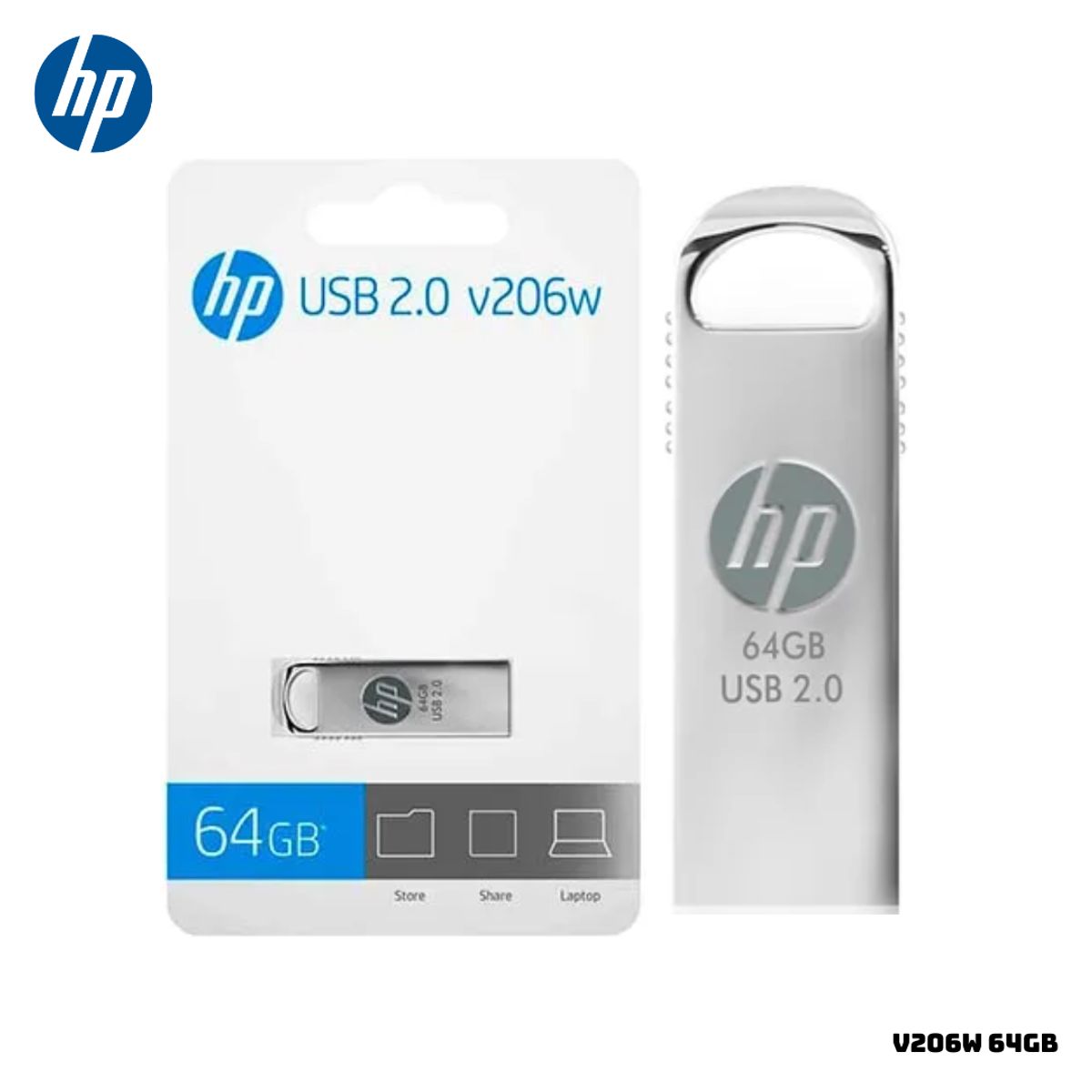 HP - MEMORIA HP USB 2.0 64GB DATA TRAVELER V206W