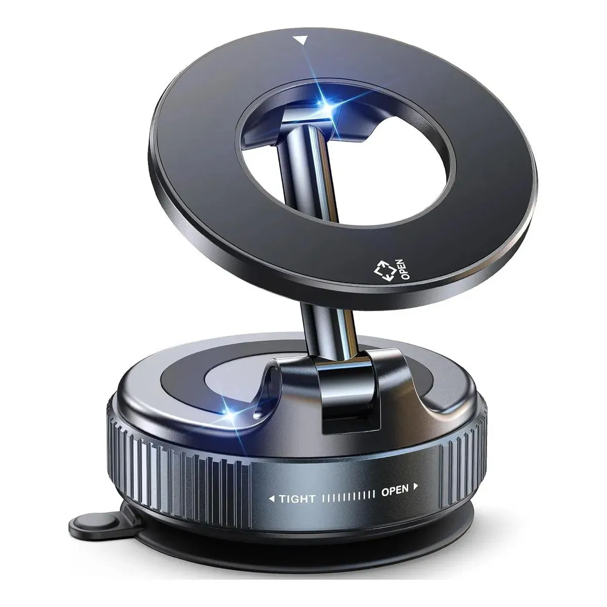 GENERICO - Soporte Magnético para Teléfono con Ventosa Fuerte 360° Compatible con Todos los Smartphones
