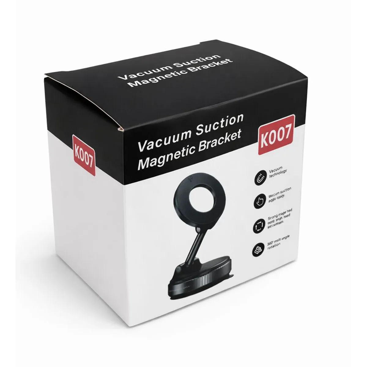 GENERICO - Soporte Magnético para Celular con Succión al Vacío 360° Universal para Auto