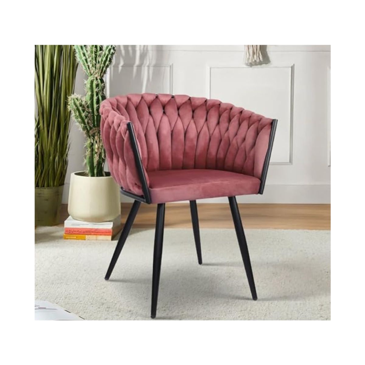 GENERICO - Set de 2 Sillas Comedor Elegante Tejidas EN Terciopelo