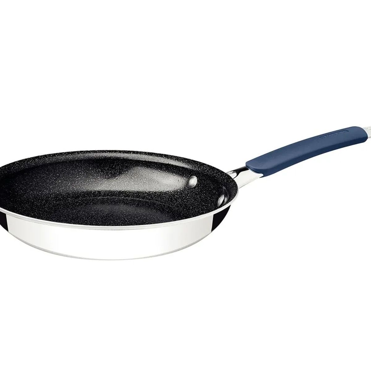 TRAMONTINA - Sarten Tramontina de Acero Inoxidable y Aluminio con Cerámica Romagna Negro 25 cm