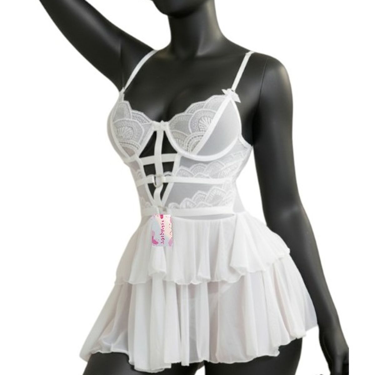 GENERICO - BABYDOLL LENCERIA DE ENCAJE SEXY TUTU