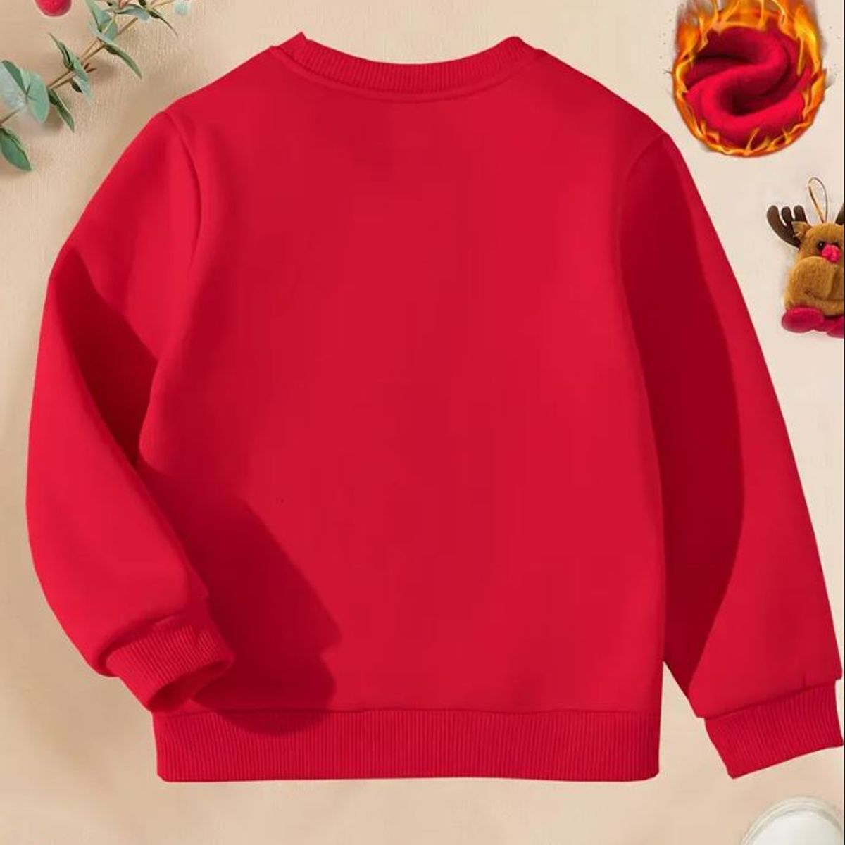 GENERICO - Polera Niña con estampado navideño