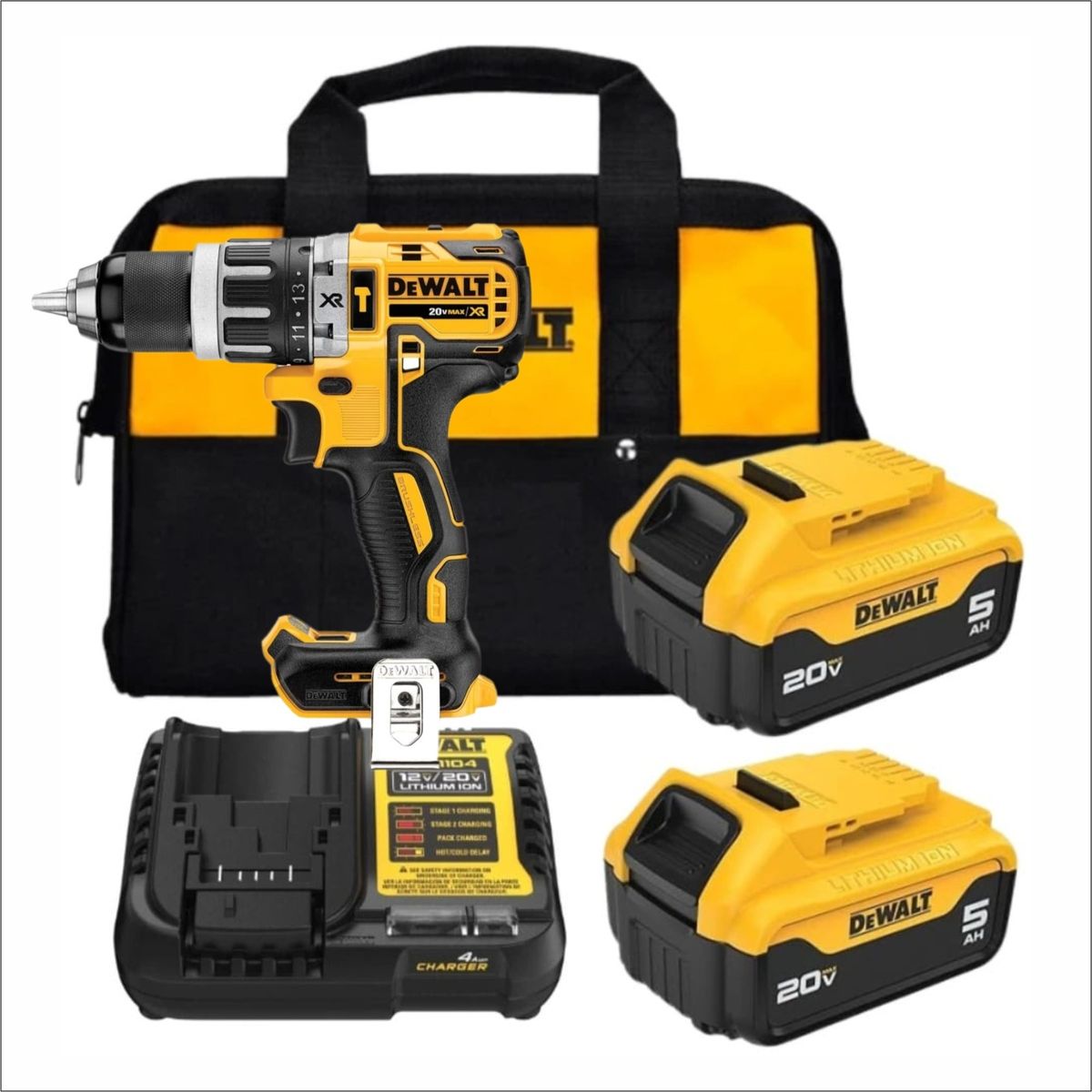 DEWALT - TALADRO PERCUTOR DEWALT XR 20V DCD796 KIT