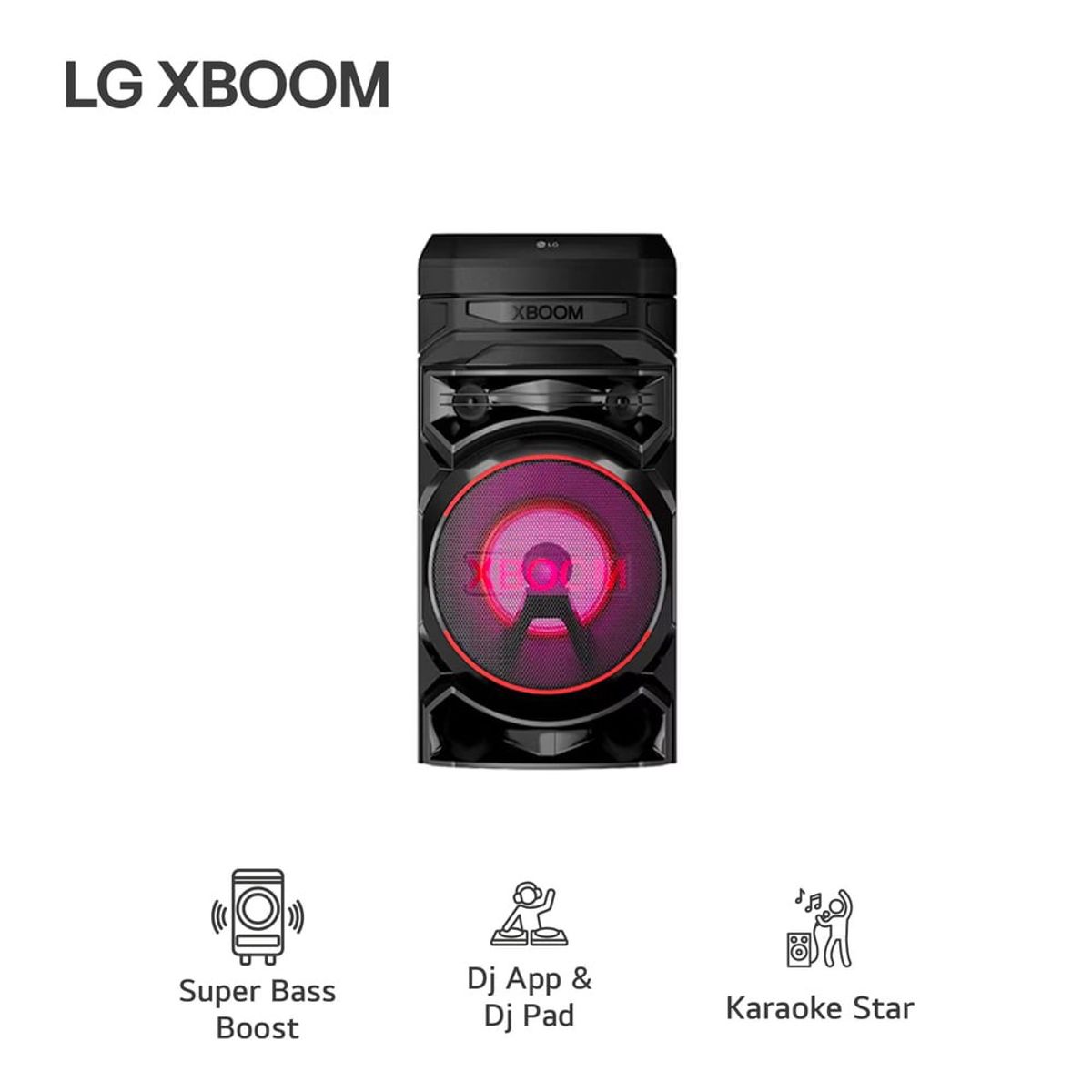 LG - TORRE DE SONIDO MULTI-BLUETOOTH LG XBOOM RNC5 KARAOKE STAR