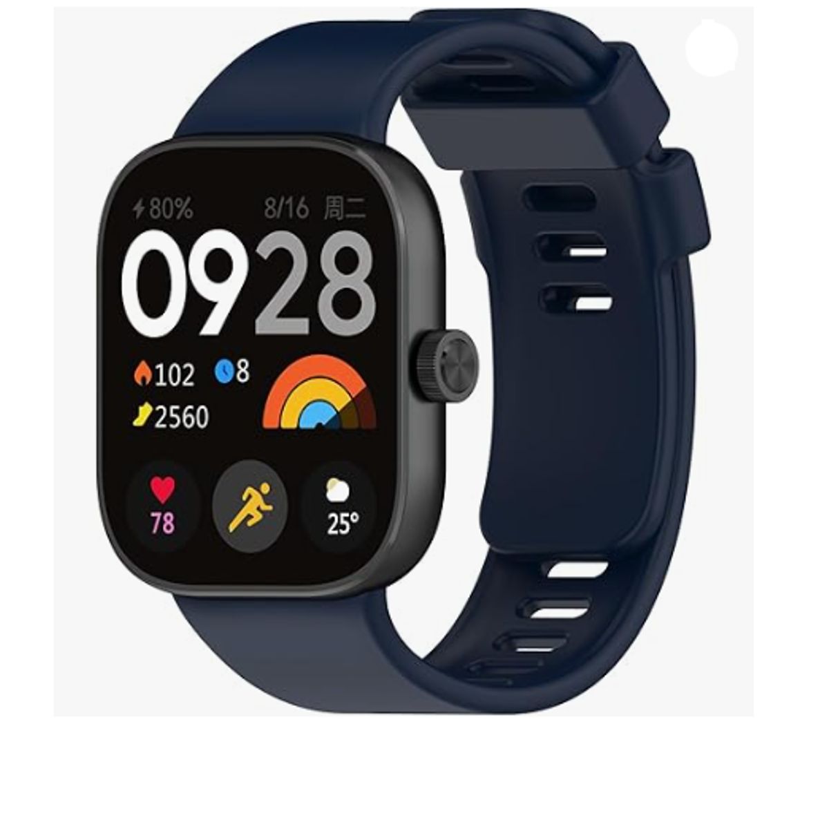GENERICO - Correa de Silicona para Redmi Watch 4 - AZUL MARINO