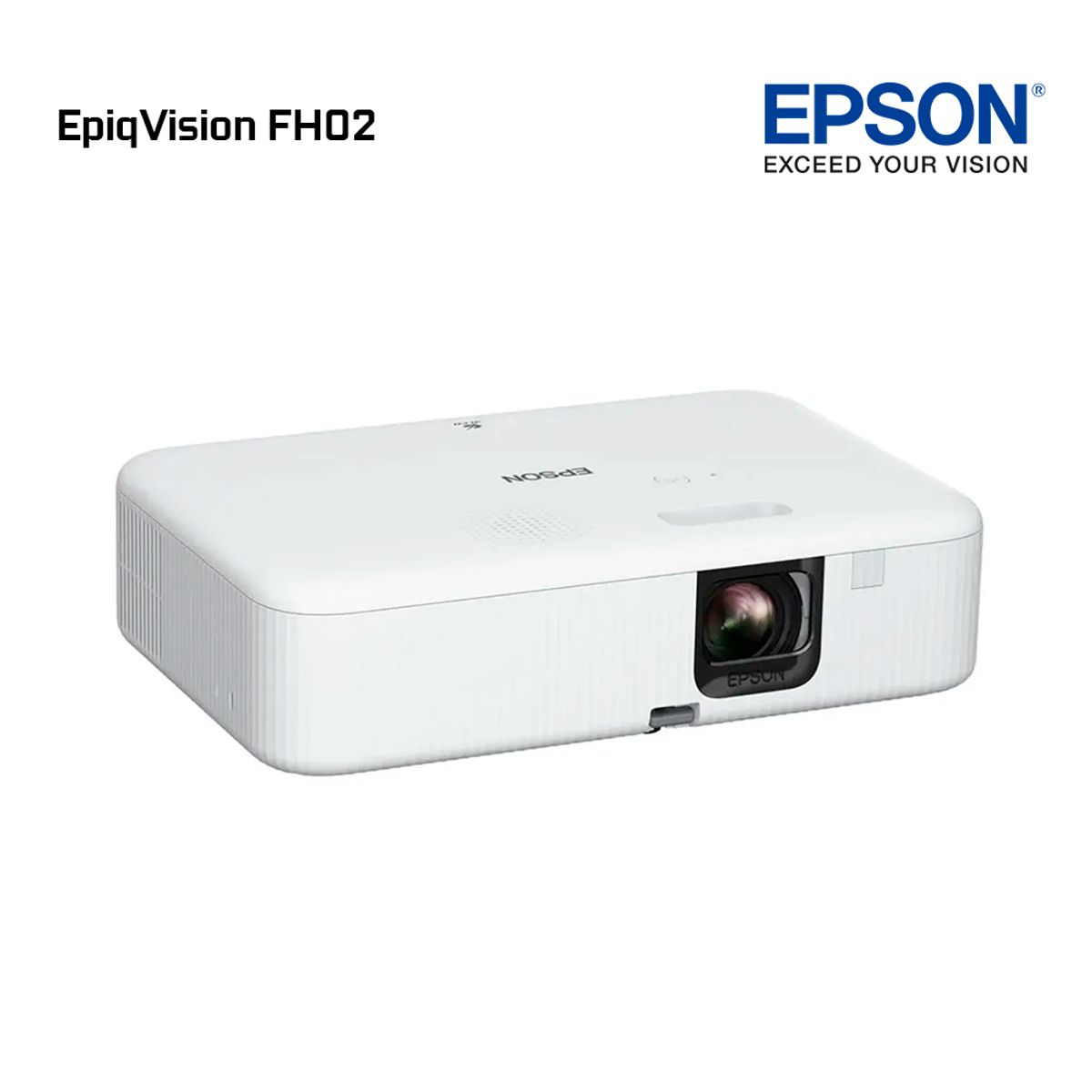 EPSON - Proyector Portátil EpiqVision FH02 con Android TV FHD 1080p de hasta 300 3LCD - V11HA85020