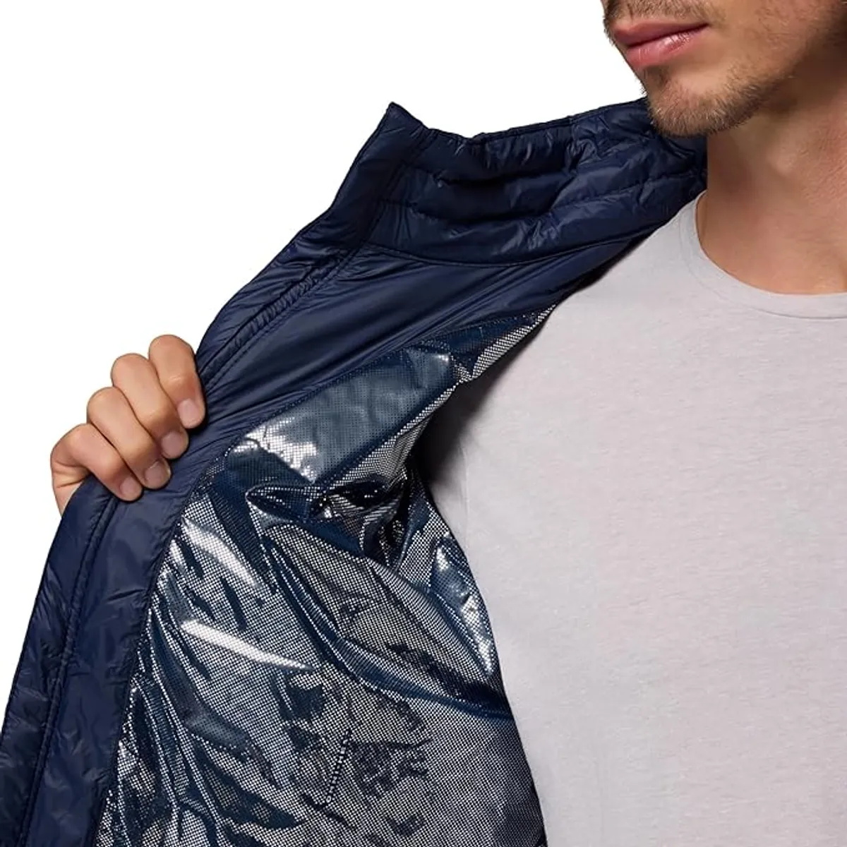 COLUMBIA - Casaca Impermeable Columbia Voodoo Falls Azul - Hombre - Talla S