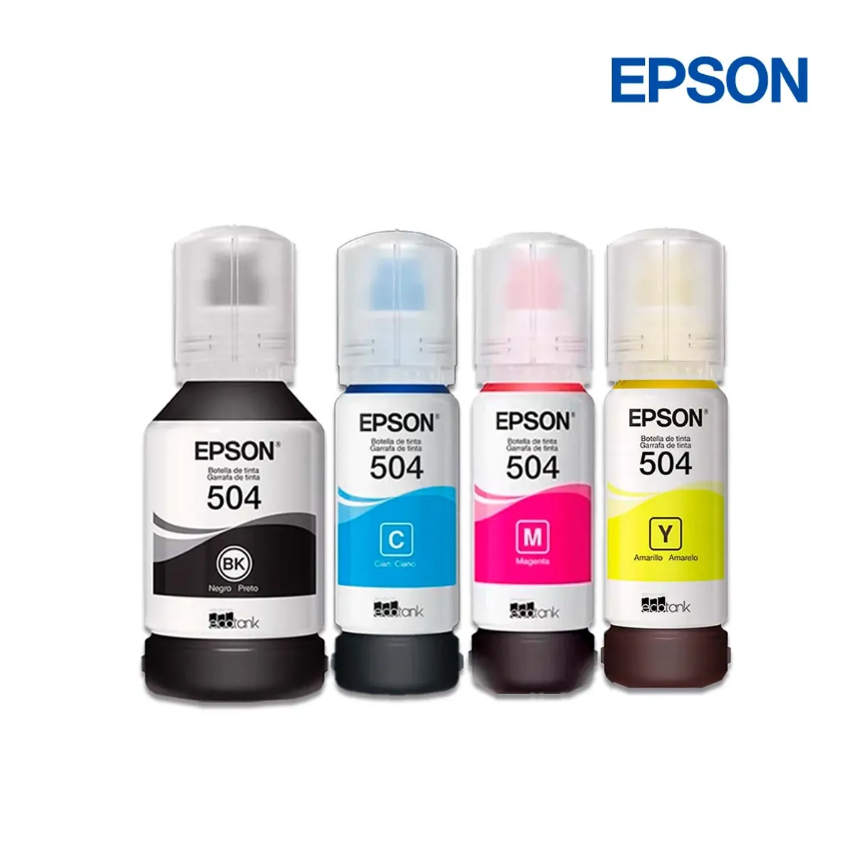 EPSON - Kit Tinta Epson 504 Original Negro Cian Magenta Amarillo