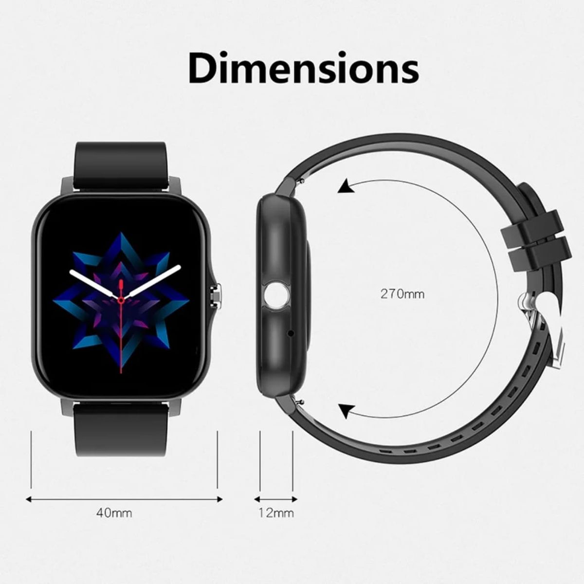 SMARTWATCH MODELO Y13 2026 NEGRO, marca GENERICO - Foto 2