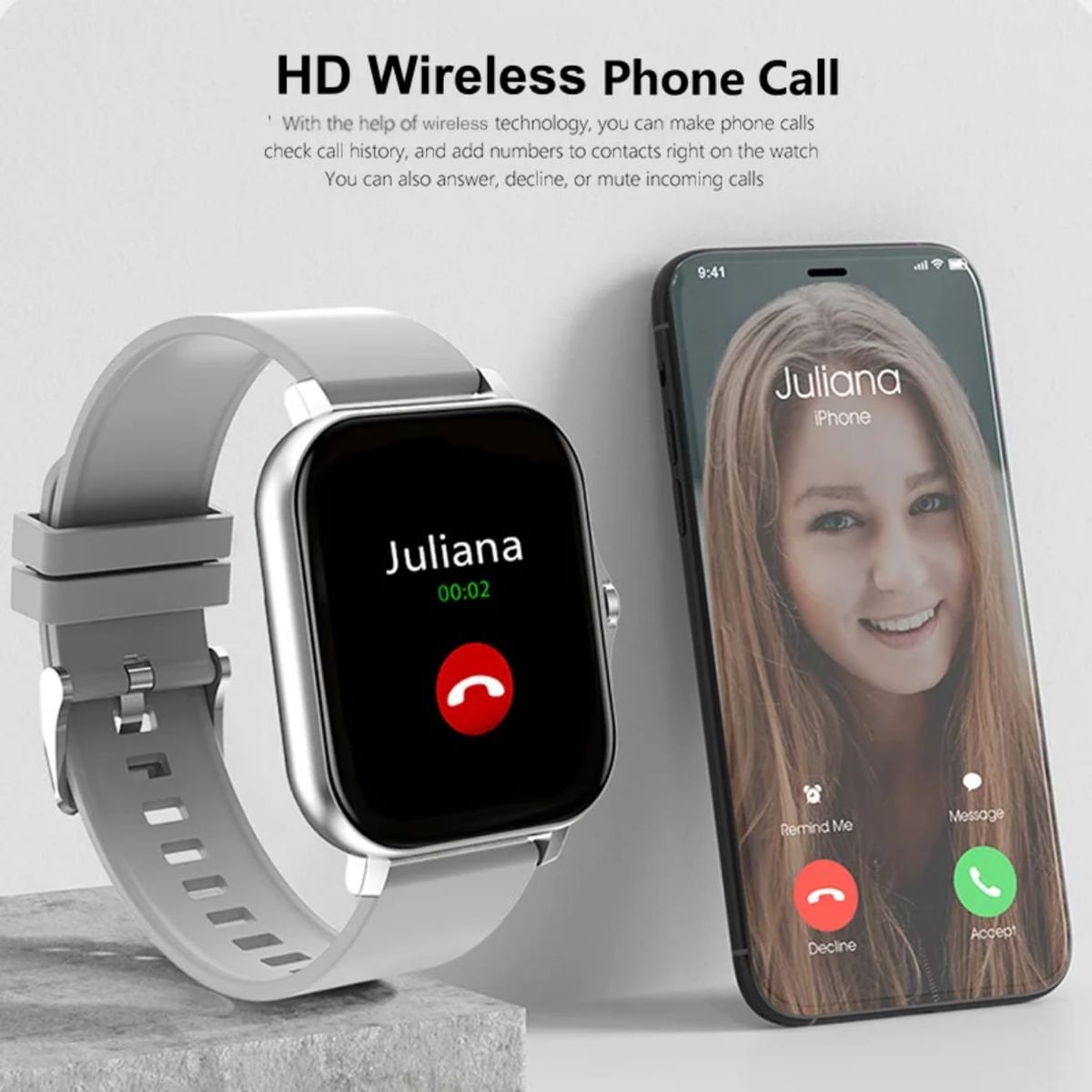 SMARTWATCH MODELO Y13 2026 PLOMO, marca GENERICO - Foto 2