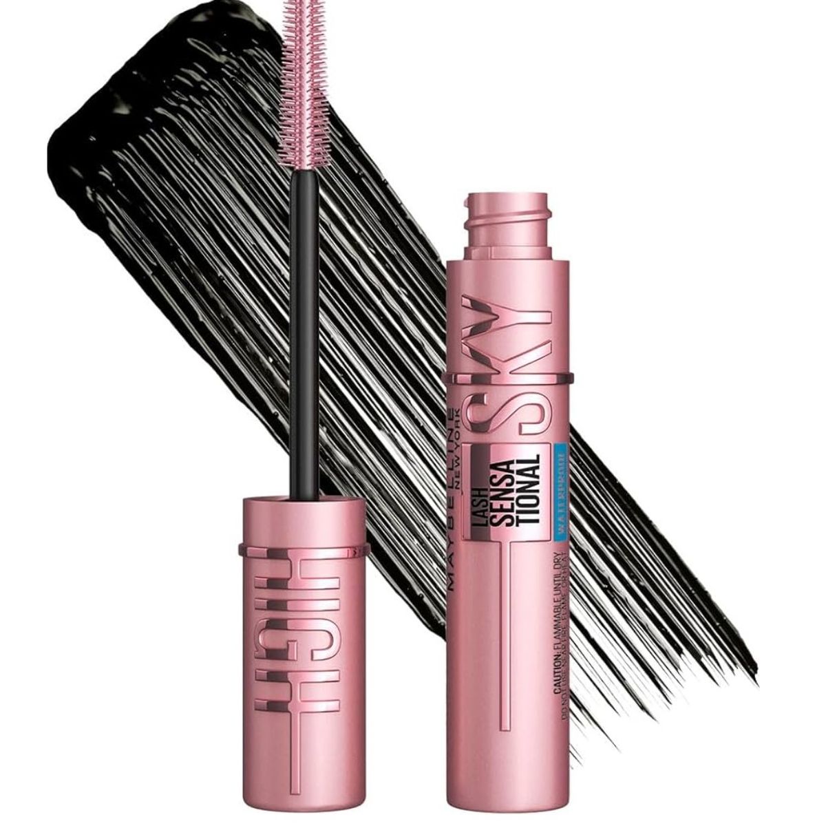 MAYBELLINE - Máscara De Pestañas Maybelline Ny Lash Sensational Sky High A Prueba De Agua