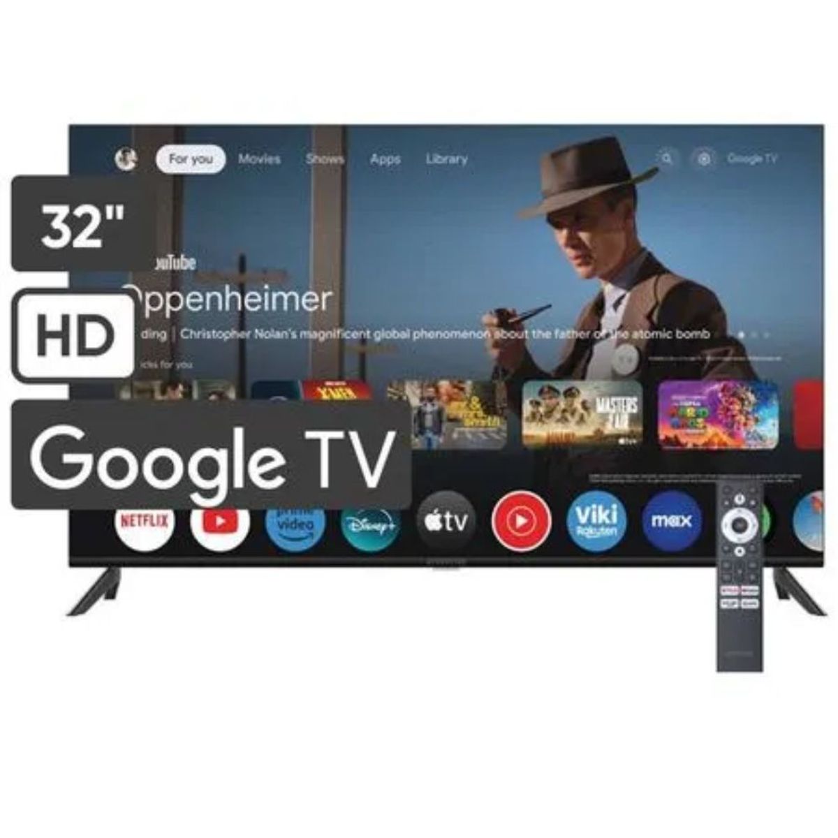 BLACKLINE - Televisor BLACKLINE LED 32 HD Smart TV BL32-T3000HD Google TV