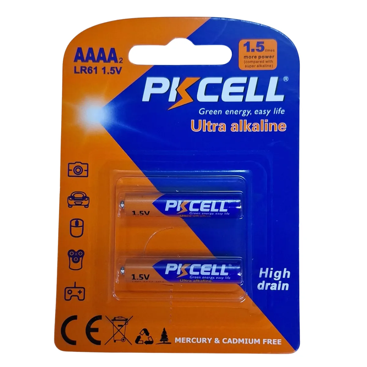 GENERICO - PILA ALCALINA PKCELL AAAA BLISTER X 2