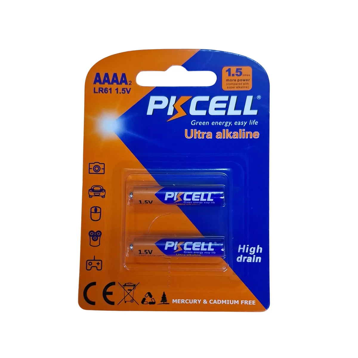 GENERICO - PILA ALCALINA PKCELL AAAA BLISTER X 2