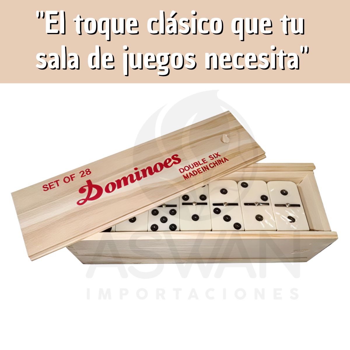 GENERICO - Juego de Rompecabeza Domino Grande