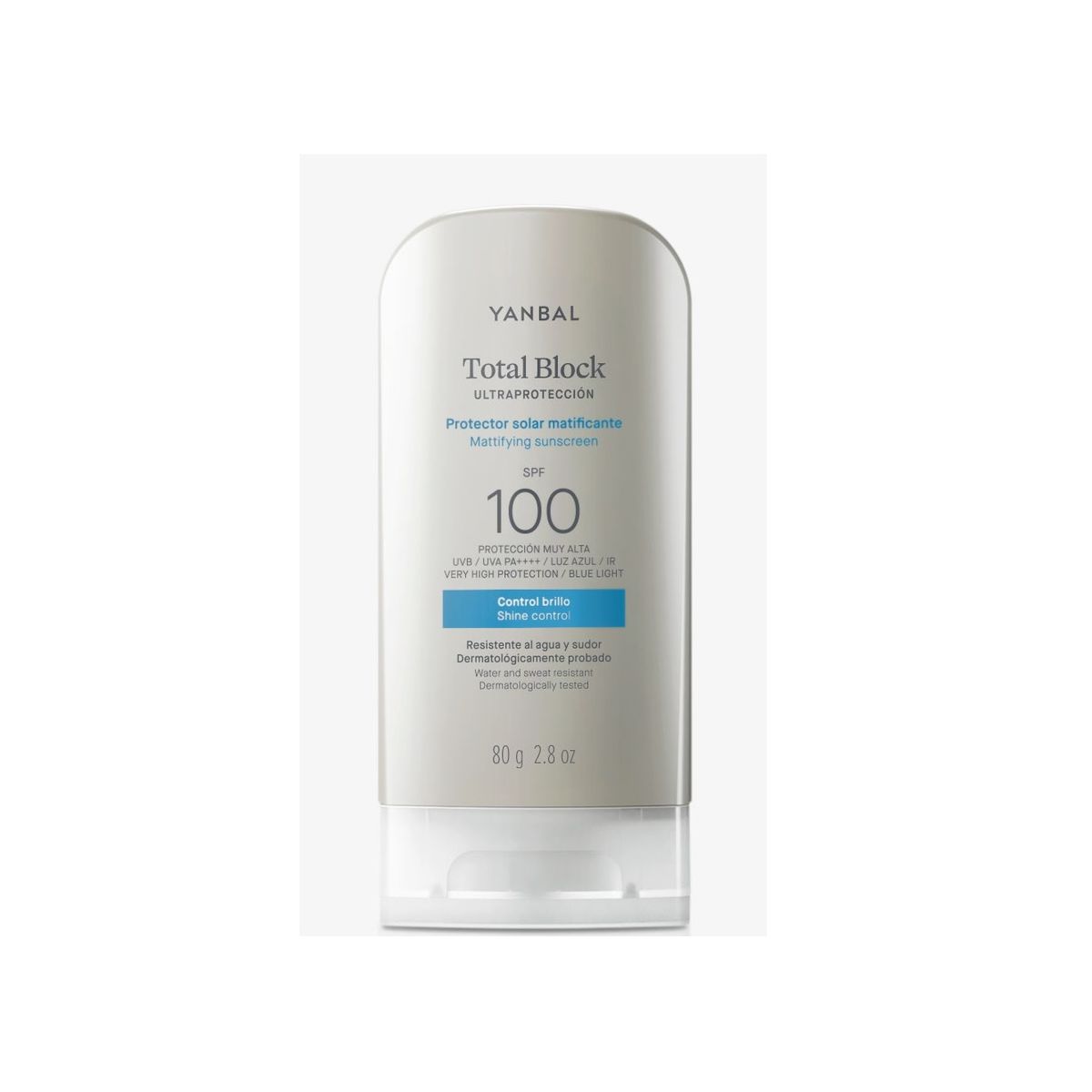 Yanbal - Protector Solar Total Block Matificante SPF 100 -  80 gr