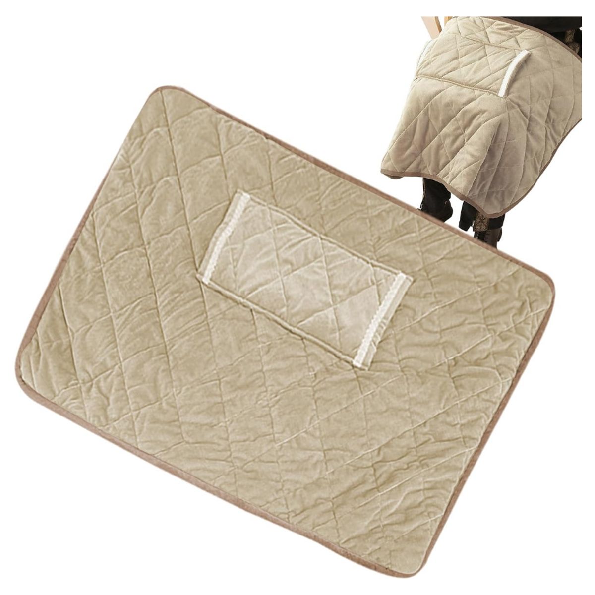 GENERICO - MANTA ELÉCTRICA BEIGE 78X58CM USB 120 CM