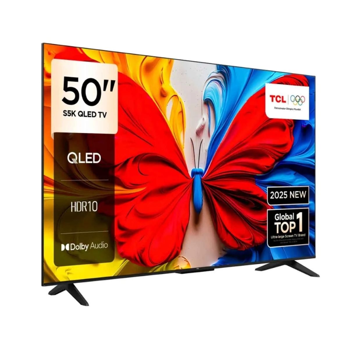 TCL - Televisor TCL 50 50S5K QLED FHD