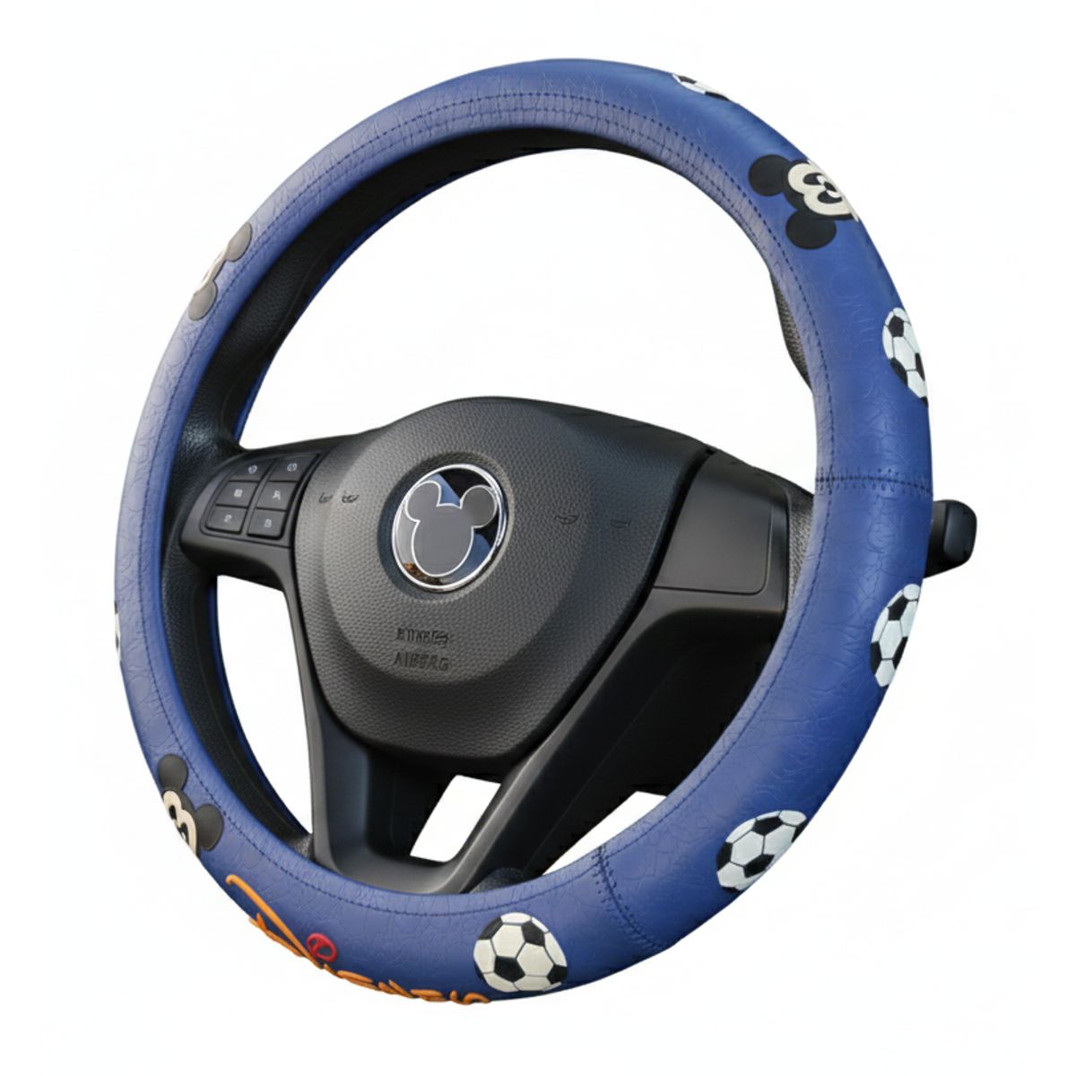 JET - Funda De Volante DISNEY Azul Diseño Original Exclusivo Mickey