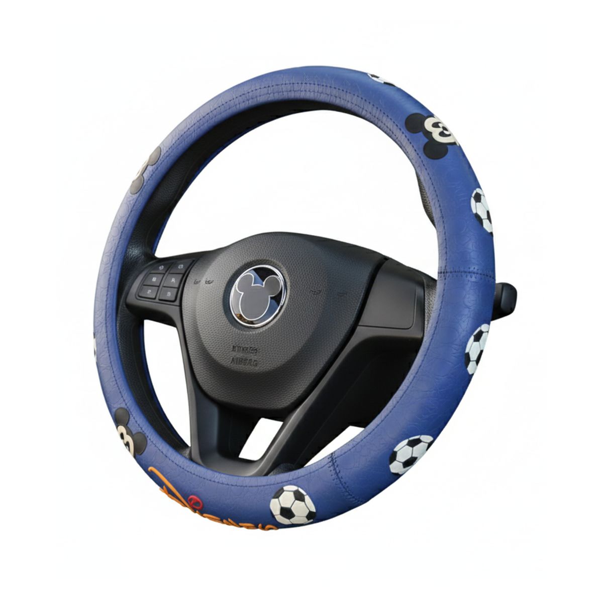 JET - Funda De Volante DISNEY Azul Diseño Original Exclusivo Mickey