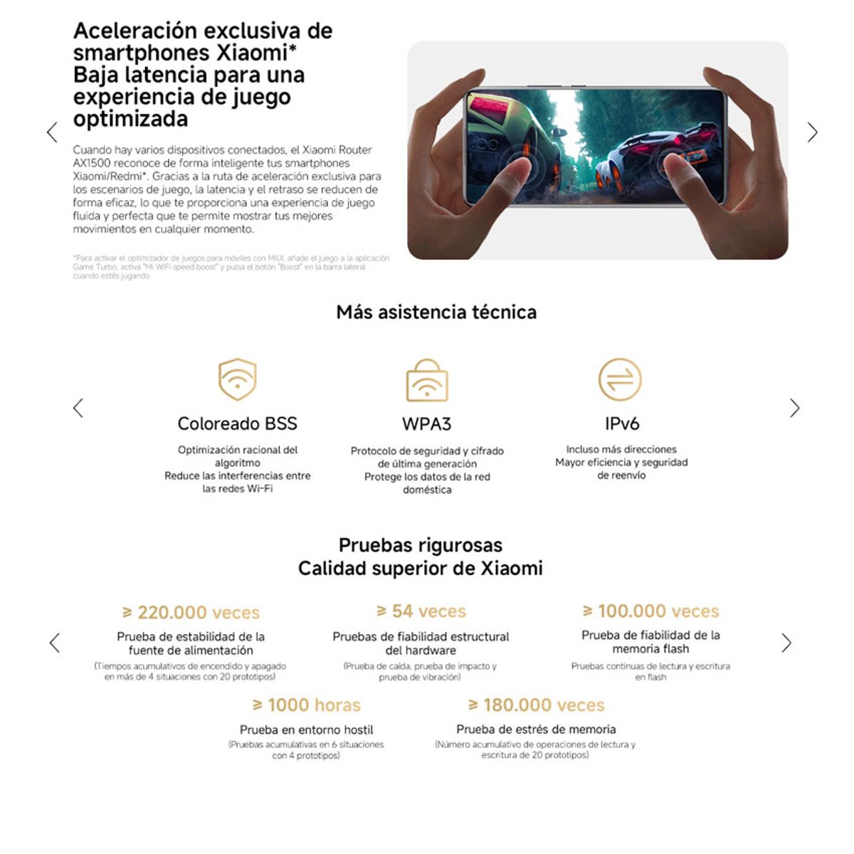 XIAOMI - Router Xiaomi AX1500 WiFi 6 , Sistema Mesh, Puerto Gigabit