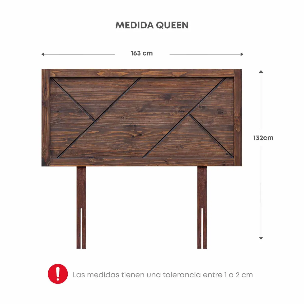 FORLI - Dormitorio 2 cajones Igneo Beige Queen