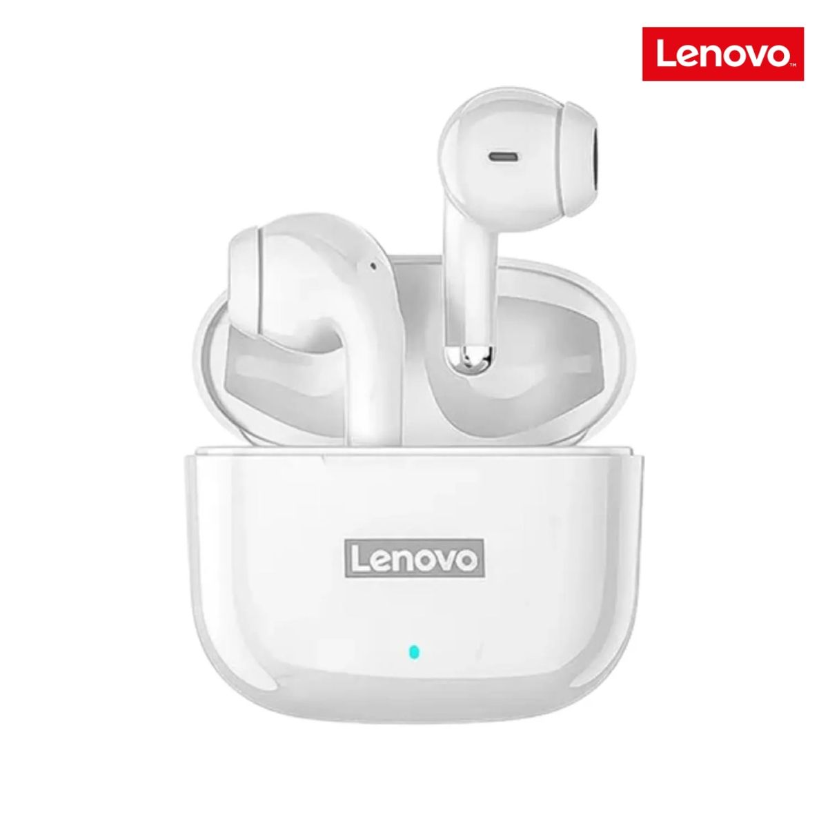 LENOVO - Audífonos Inalámbricos Bluetooth Lenovo LP40 PRO 30 Horas Blanco