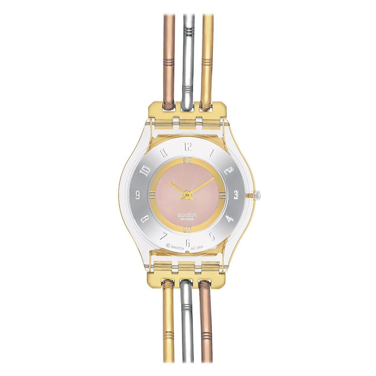 SWATCH - Reloj Mujer de Cuarzo Dorado