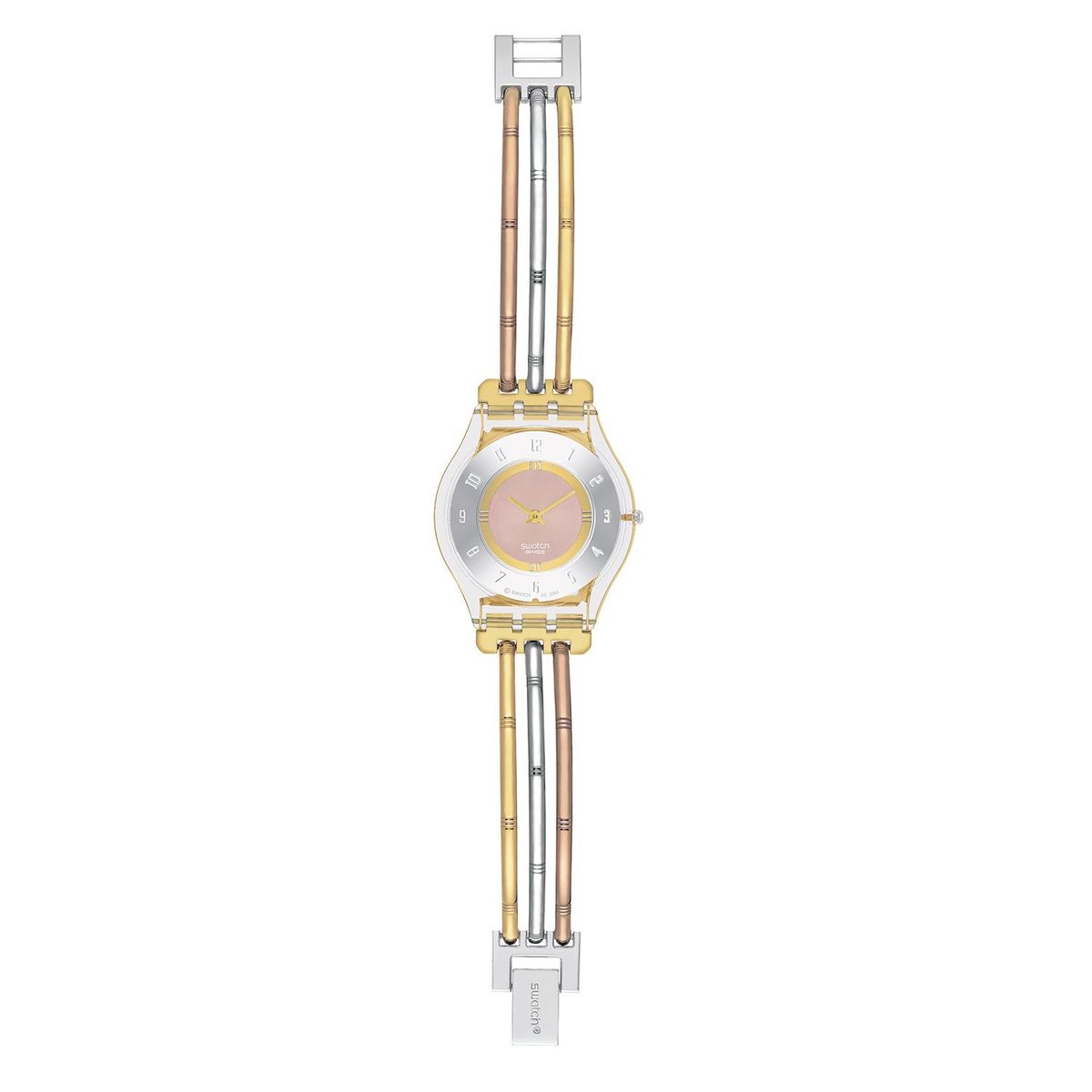 SWATCH - Reloj Mujer de Cuarzo Dorado