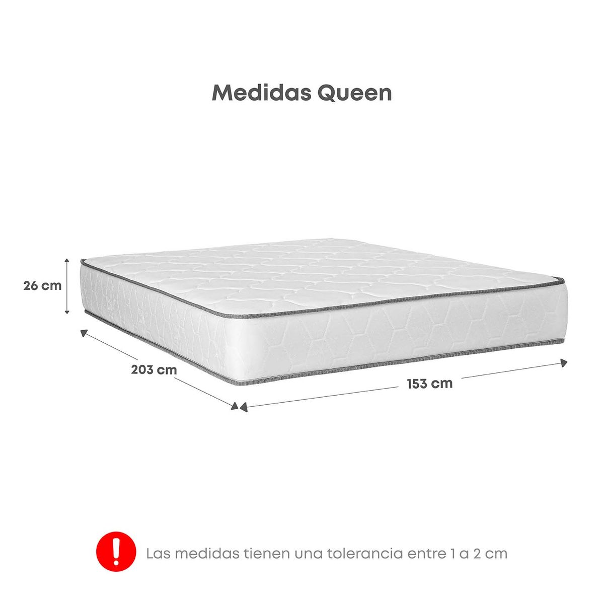 FORLI - Dormitorio 4 cajones Igneo Plata Queen