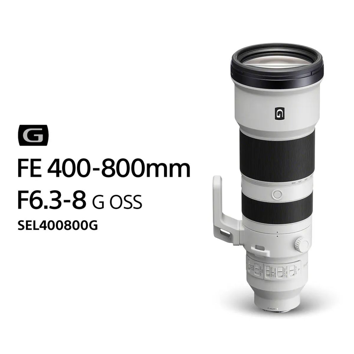 SONY - Sony Lente SEL400800G Superteleobjetivo Zoom G Lens Full Frame