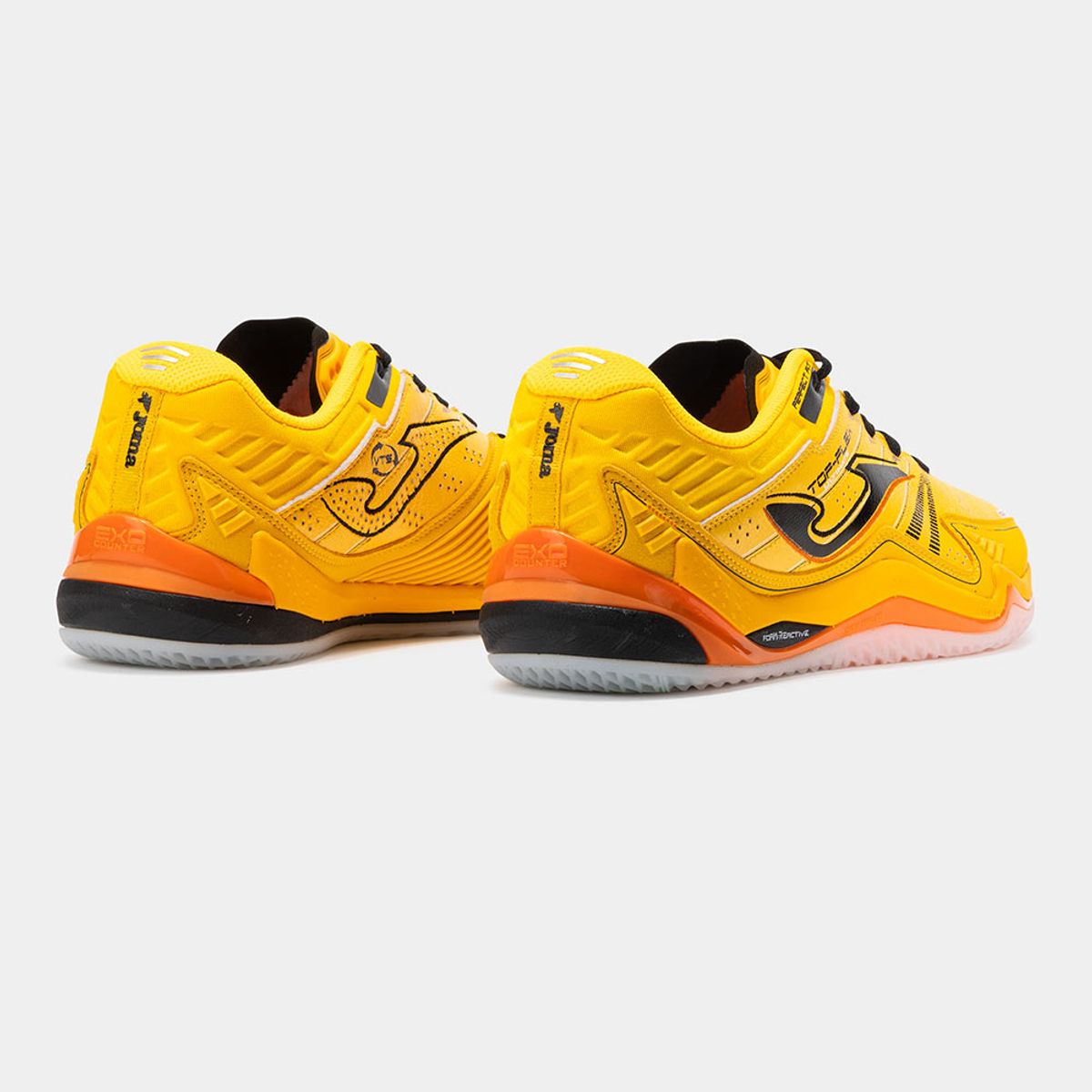 Joma - Zapatillas Futbol Sala Top Flex Ultimate 2528 IN Amarillo Naranja