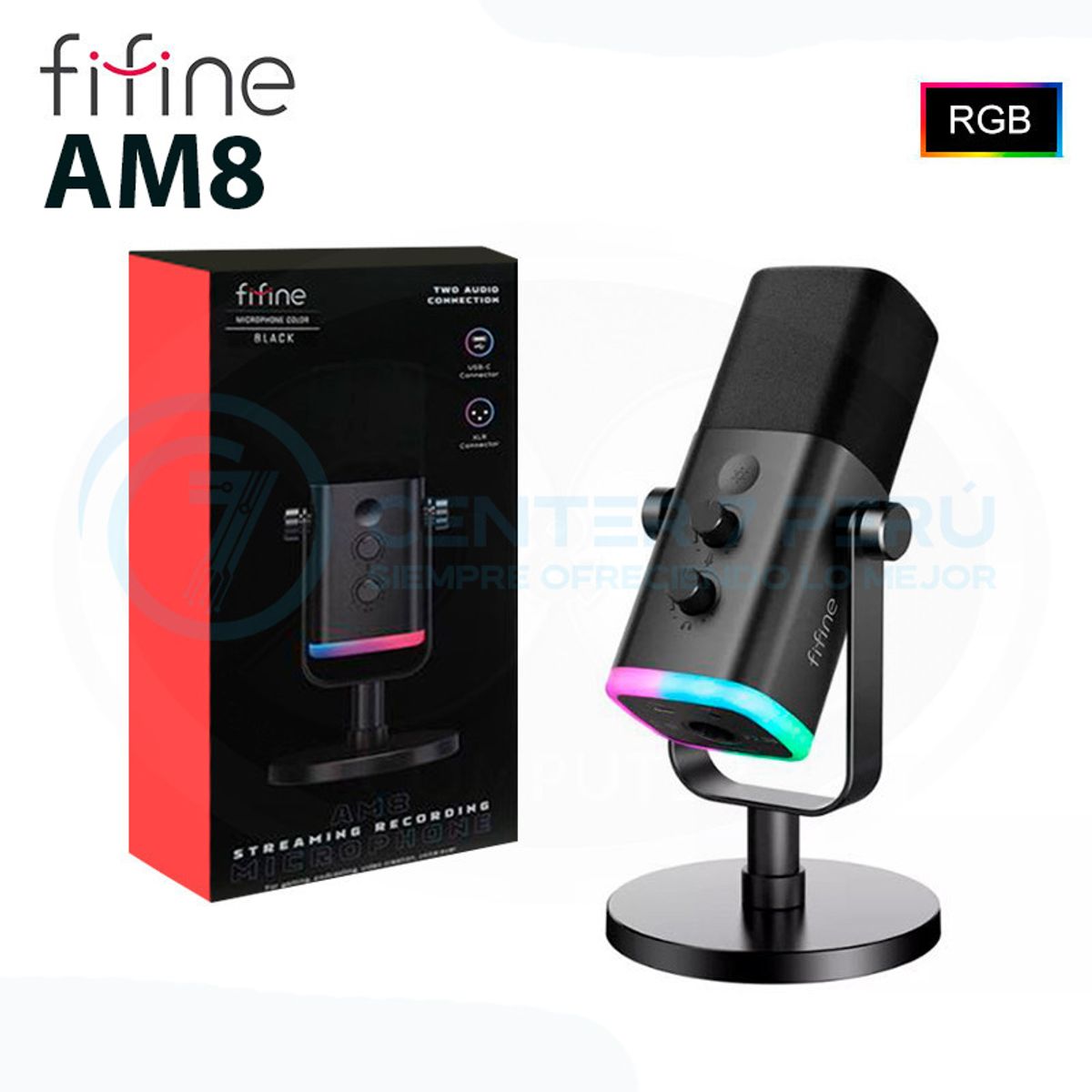 FIFINE - Micrófono Fifine AM8 Dinámico