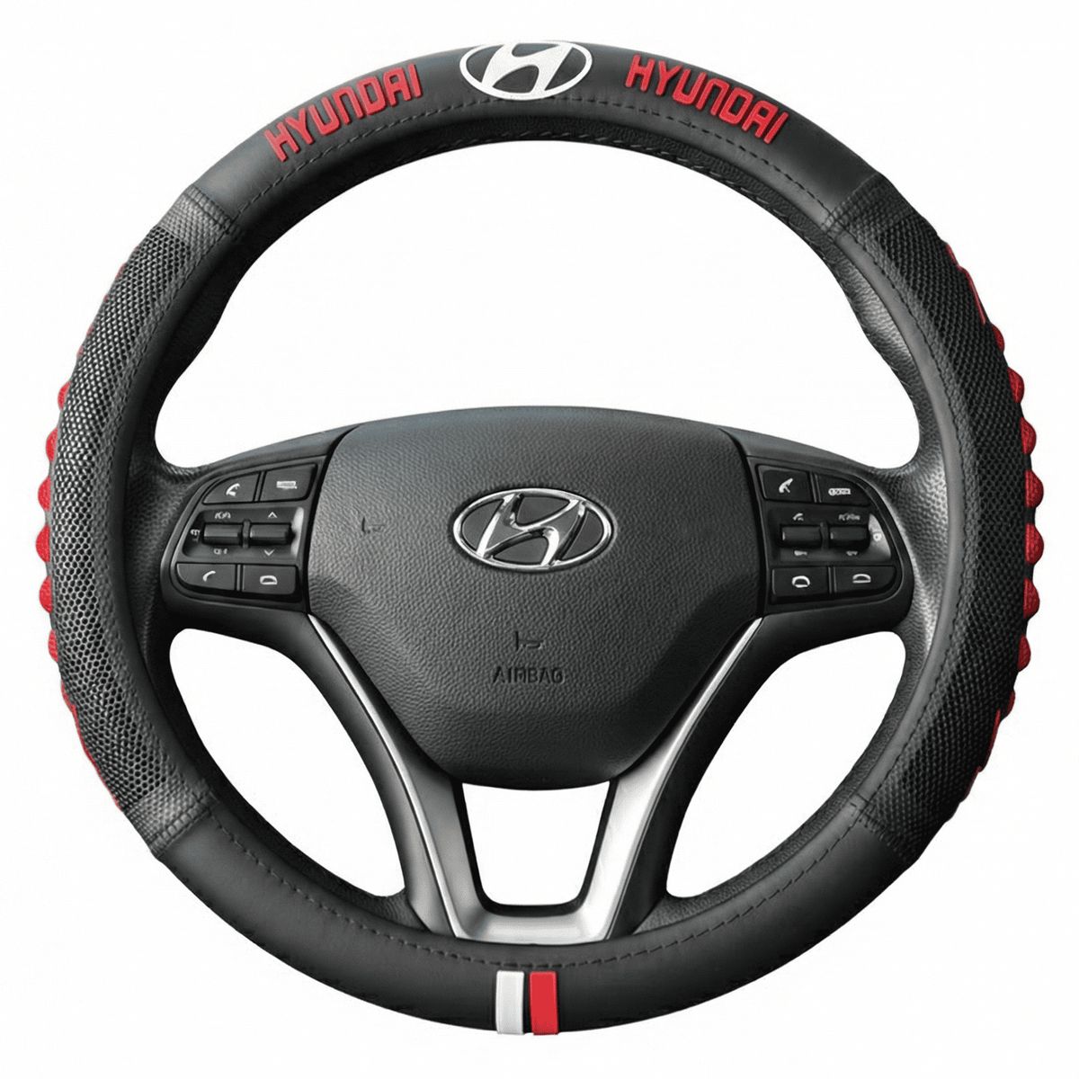 Funda De Volante HYUNDAI Transpirable DiseñoPremiun Para Auto, marca JET - Foto Principal