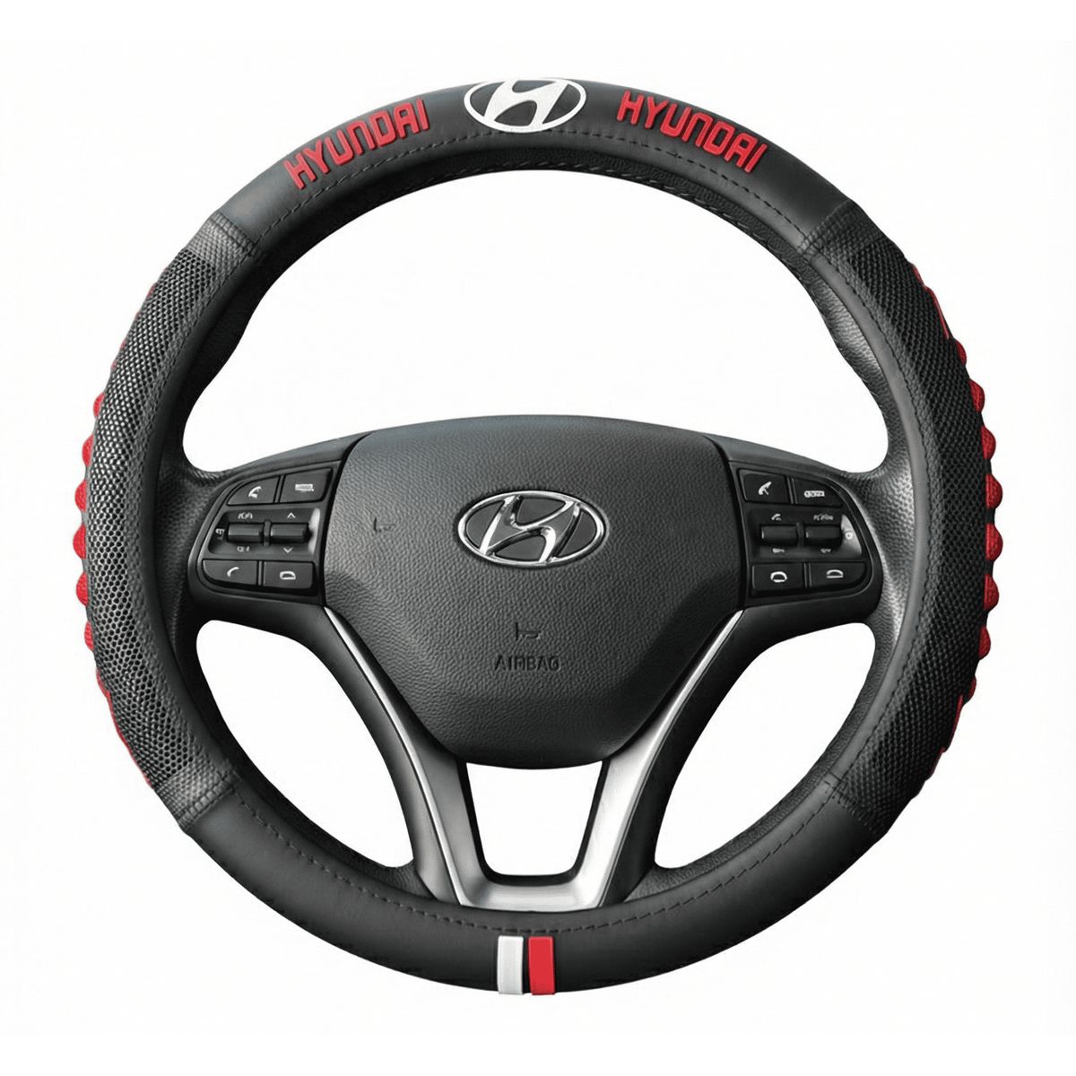 Funda De Volante HYUNDAI Transpirable DiseñoPremiun Para Auto, marca JET - Foto Principal