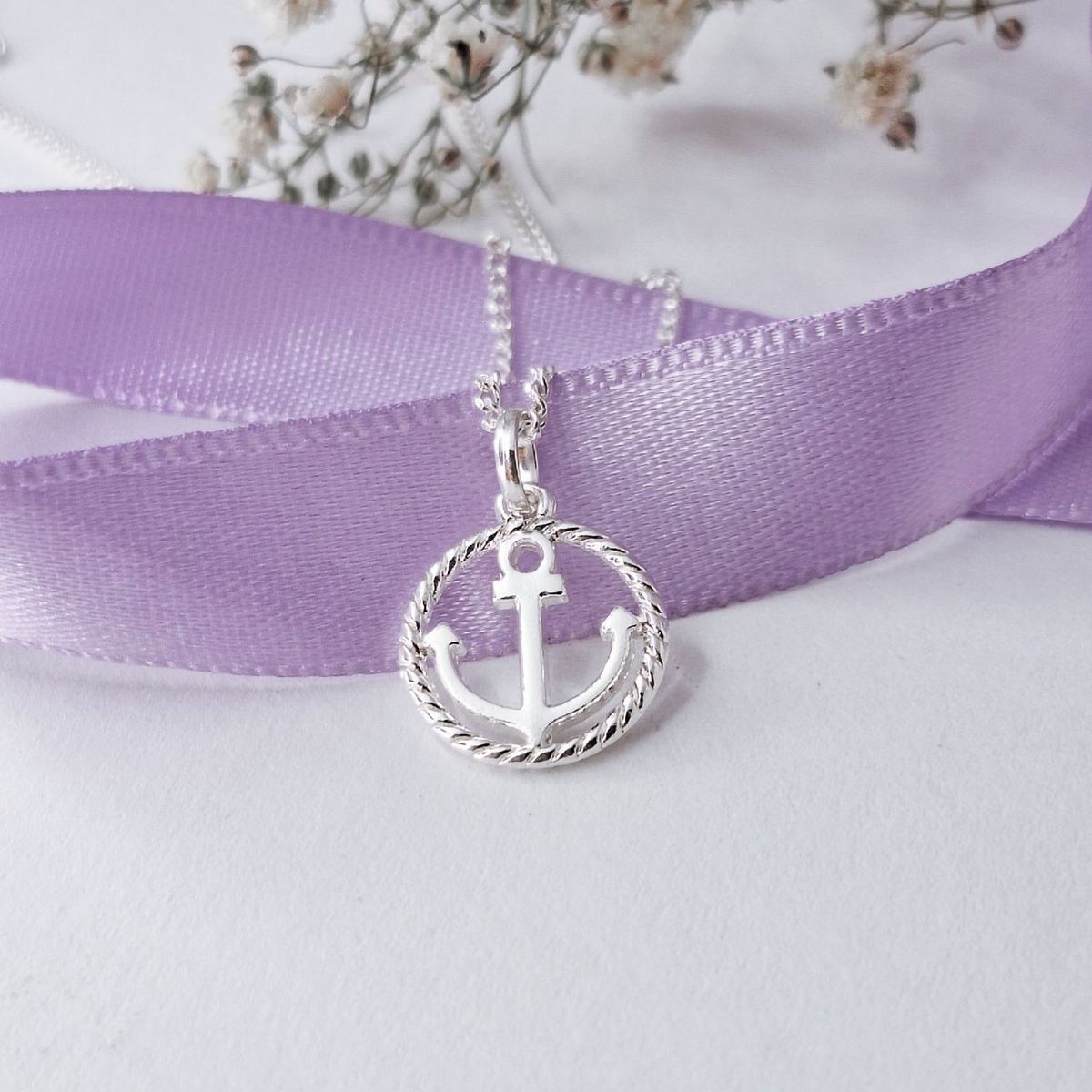 GENERICO - Collar ancla de plata