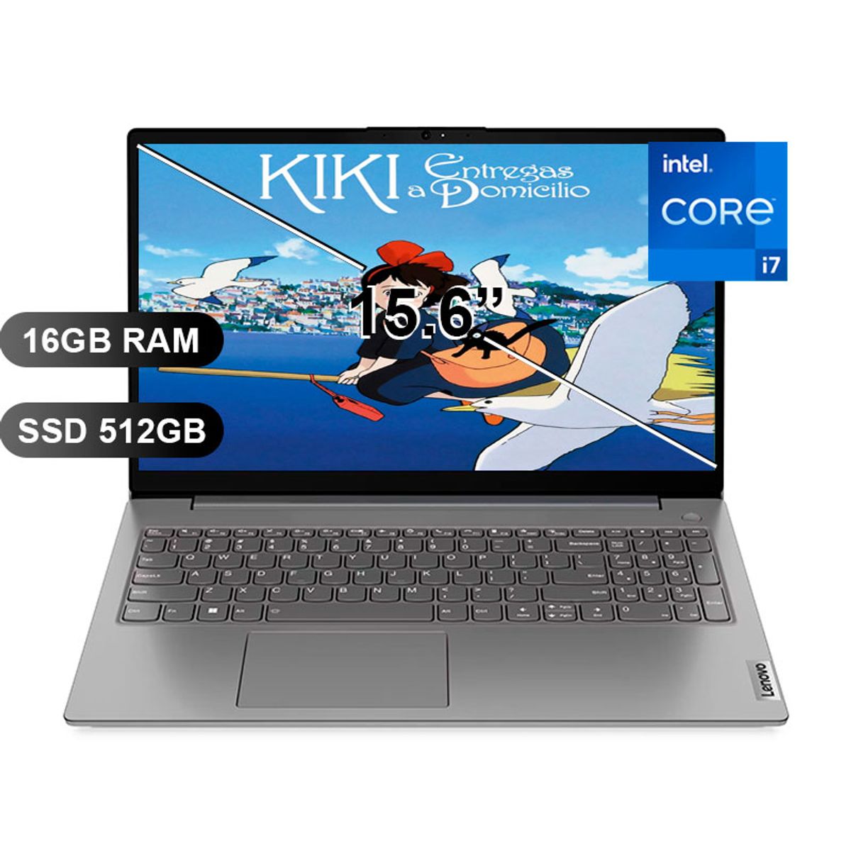 LENOVO - Laptop LENOVO V15 G4 IRU I7-13620H, 16GB RAM, 512GB SSD, SIN WINDOWS, 15.6 83A100R1LM