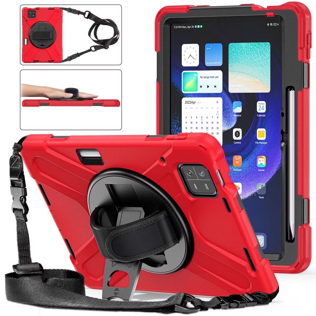GENERICO - FUNDA ARMOR PARA TABLET XIAOMI PAD 6 ROJO