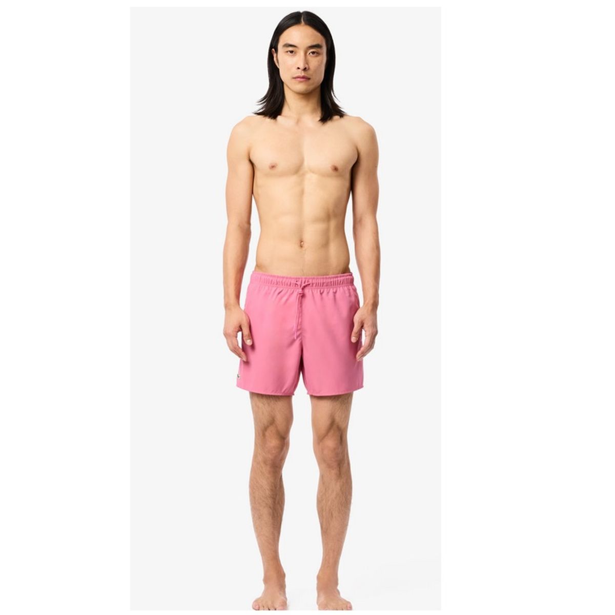 LACD - ROPA DE BAÑO LACOSTE MH6270 SECADO RAPIDO ROSADO