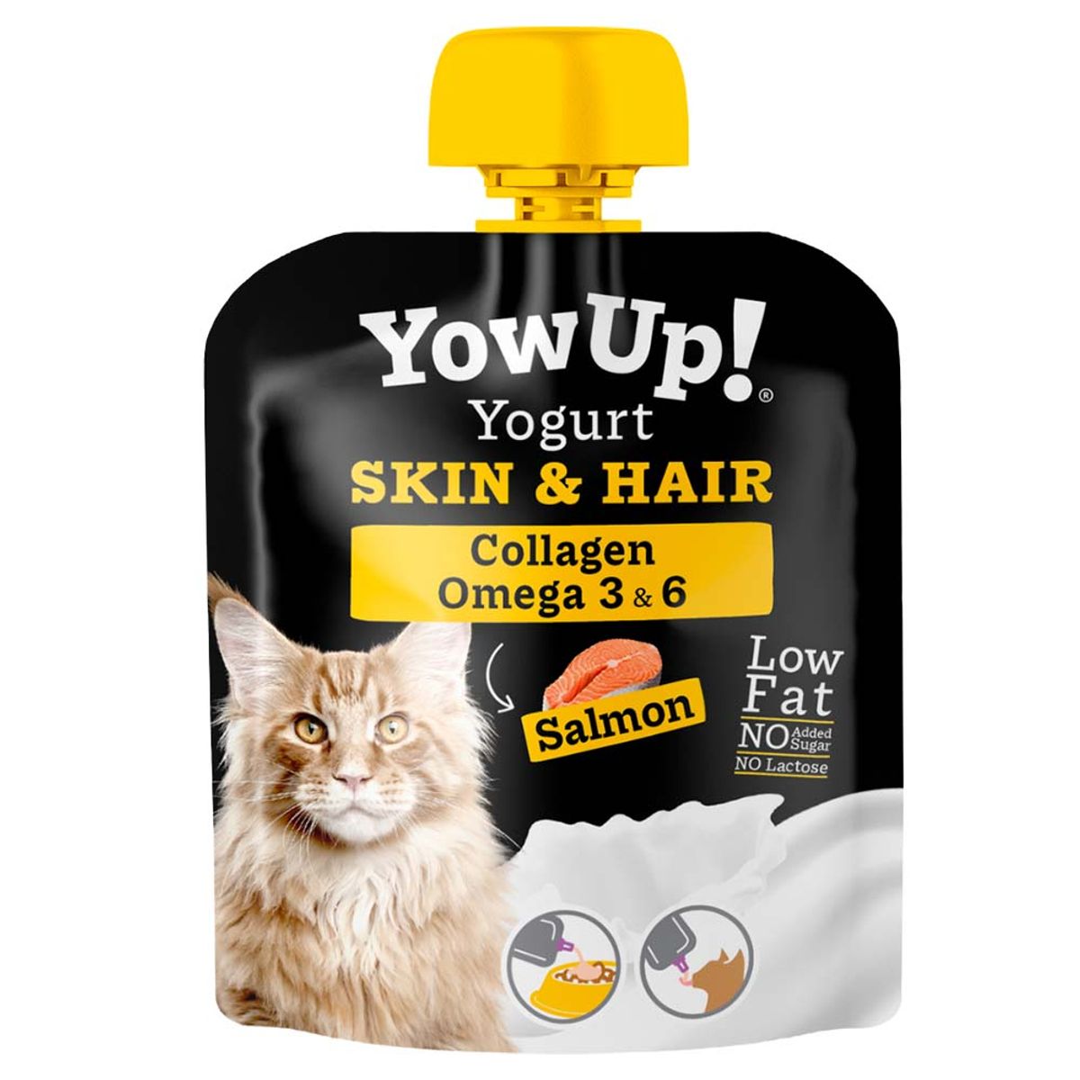 GENERICO - Pack x3 Yogurt para Gatos YowUp Variados 85gr