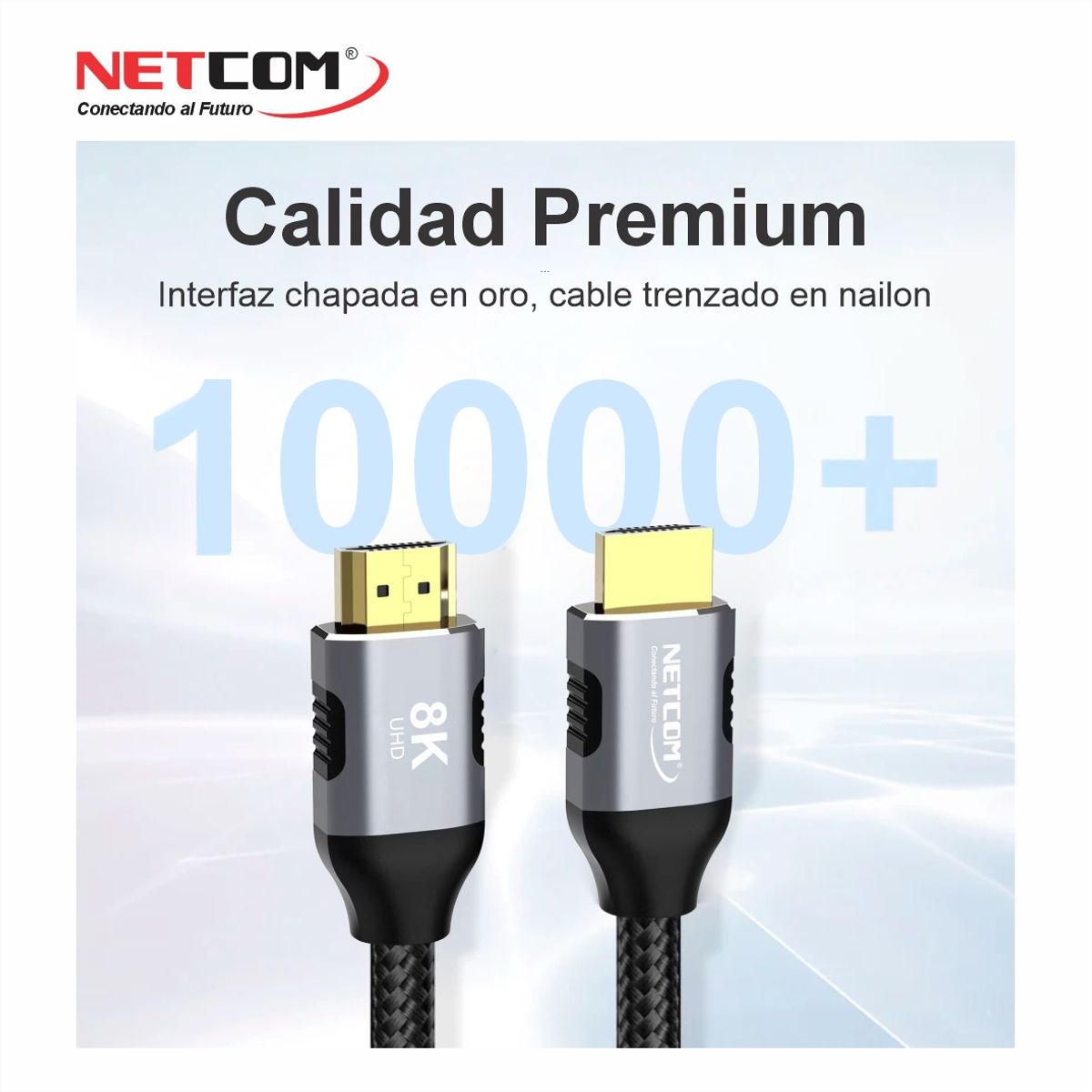 GENERICO - CABLE HDMI A HDMI DE 3 MTS UHD 8K@60Hz V2.1 - NETCOM