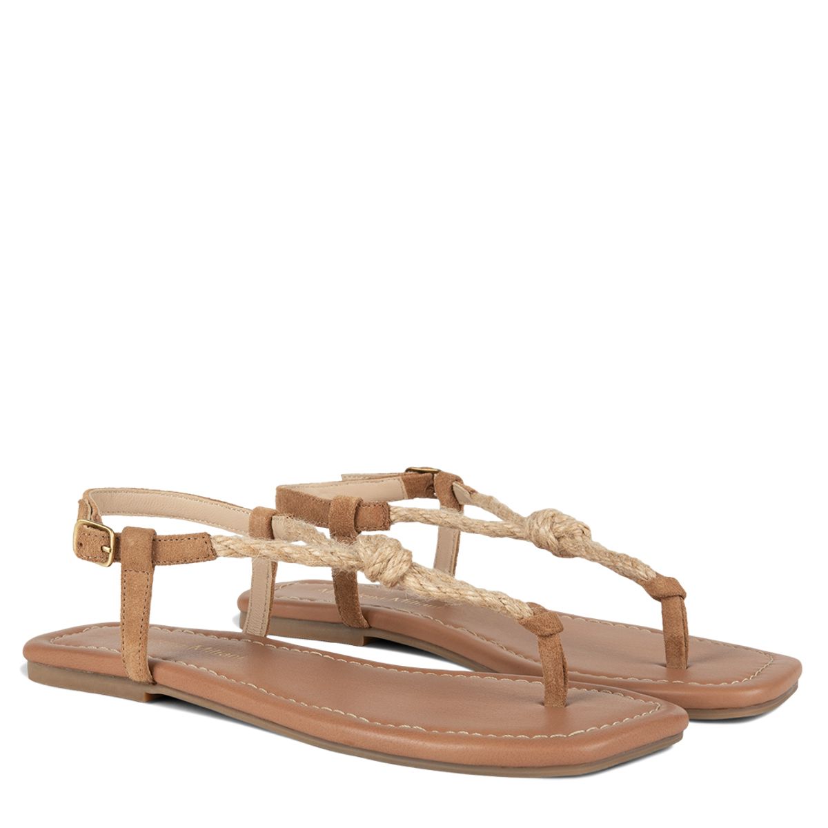 ALMUDENA MILIANI - CALZADO DAMA CUERO ALINZA CARAMEL