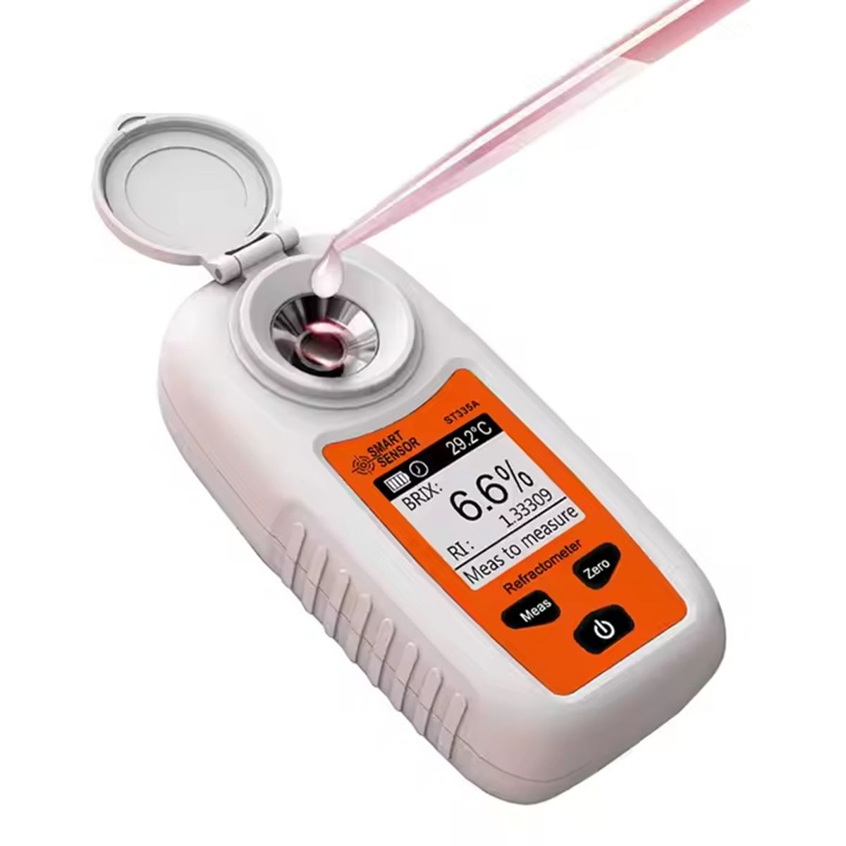 SMART SENSOR - Refractómetro Digital ATC 0-35% Brix - SMART SENSOR ST335A