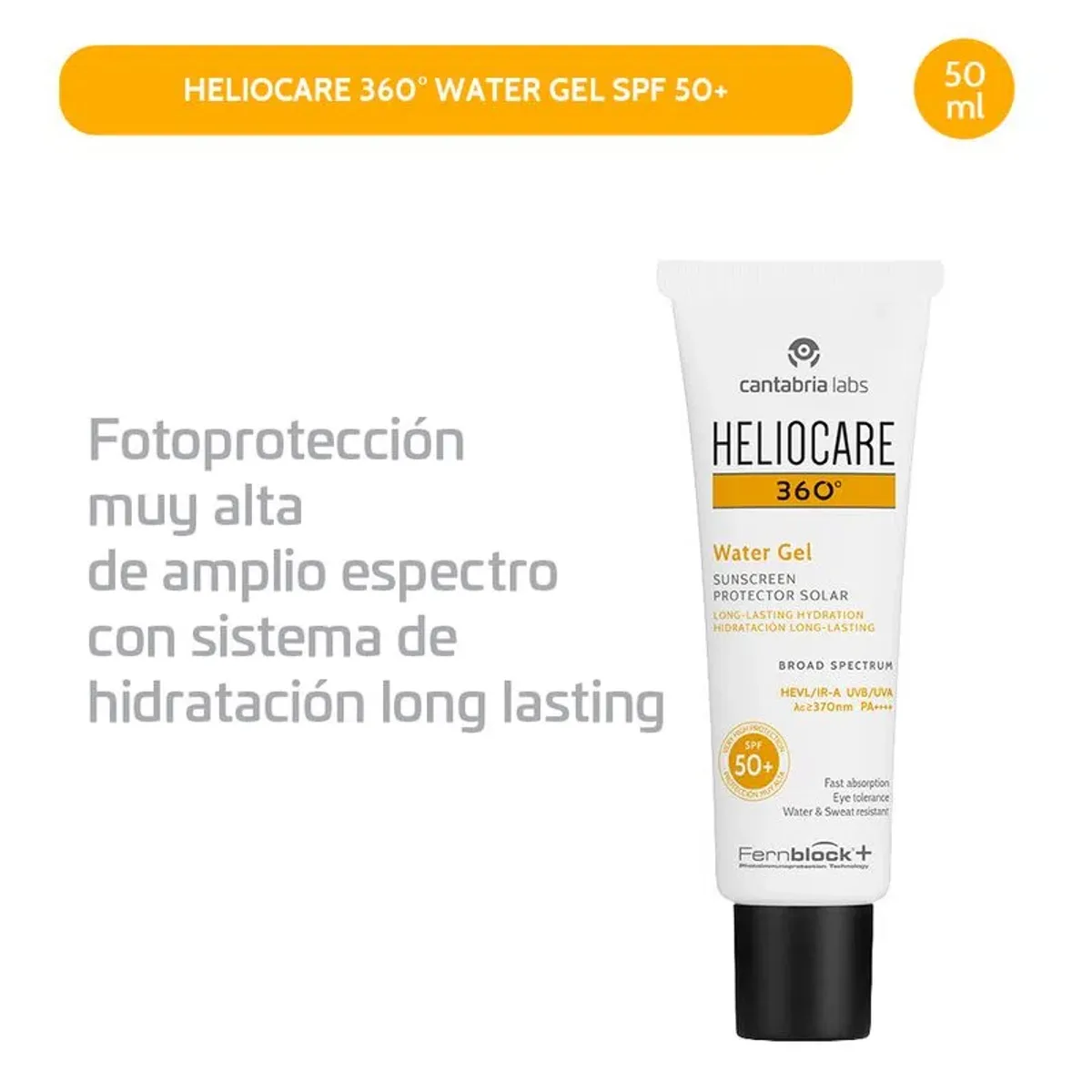 GENERICO - Heliocare 360 Water Gel Spf 50 50ml